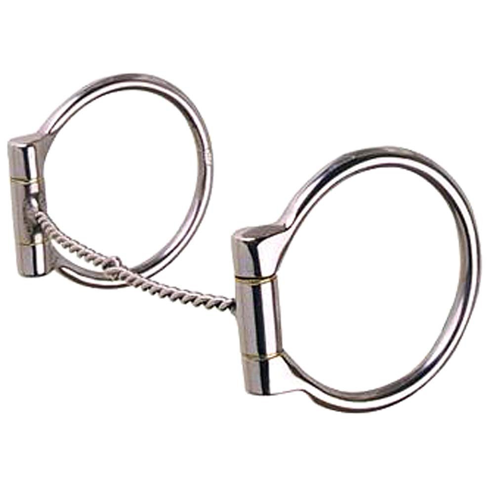 Reinsman 211 Offset Dee | Stage E Western Horse Correction Bit with 2-Piece 1/8" Tiny Twist Stainless Steel Mouthpiece & 3" Dee Cheeks | Advanced Training & Competition Horse Tack