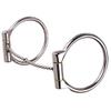 Reinsman 211 Offset Dee | Stage E Western Horse Correction Bit with 2-Piece 1/8" Tiny Twist Stainless Steel Mouthpiece & 3" Dee Cheeks | Advanced Training & Competition Horse Tack view 1