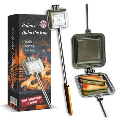 C Palmer Hobo Sandwich Toaster, Mountain Pie Iron for Campfire, Made in America