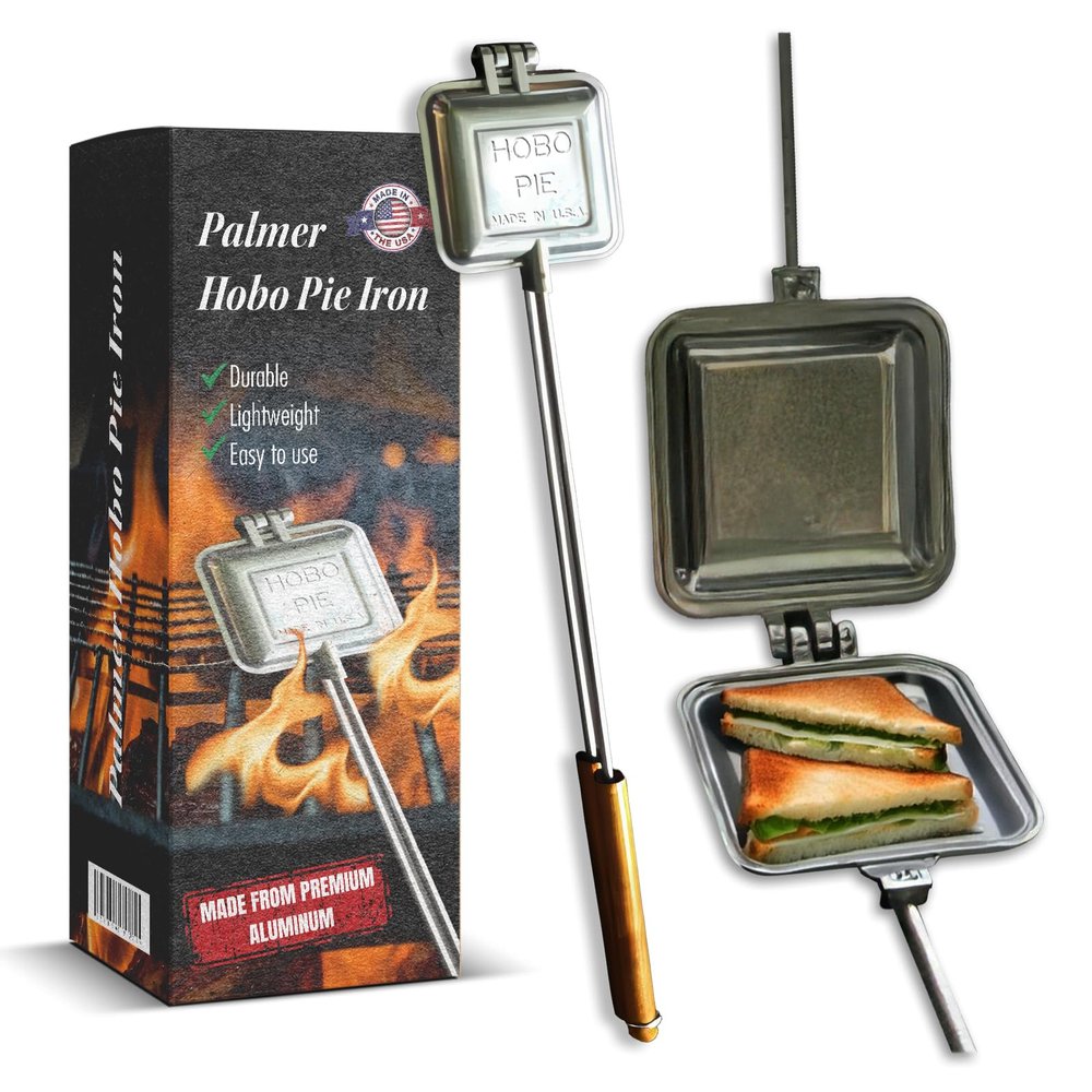 C Palmer Hobo Sandwich Toaster, Mountain Pie Iron for Campfire, Made in America