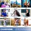 CHARMKING Compression Socks for Women & Men Circulation (3 Pairs) 15-20 mmHg is Best Athletic for Running, Flight Travel, Support, Cycling, Pregnant - Boost Performance, Durability (S/M,Black) view 4