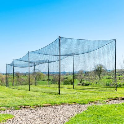 FORTRESS Ultimate Baseball Batting Cage - Range of Lengths [20, 35, 55, 70] | Complete Batting Cage with Frame - Unleash The Power of Your Swing (Complete Set, 35ft)