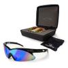 Radians Shift Interchange Shooting Glasses (5 Interchangeable Lenses), Black Frame/Clear, Copper, Amber, Orange, One Size view 1