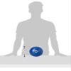 STOTT PILATES Mini Stability Ball (Blue), 7.5 Inch / 19 cm view 2