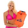 New Wave Swim Buoy for Open Water Swimmers and Triathletes - Light and Visible Float for Safe Training and Racing (20L) view 2