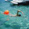 New Wave Swim Buoy for Open Water Swimmers and Triathletes - Light and Visible Float for Safe Training and Racing (20L) view 4