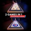 GoSports Shuffleboard and Curling 2 in 1 Tabletop Board Game view 3