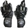 Epic Leather Gym Gloves with Built in 2" Wide Wrist Wraps Best Grip & Design for Weightlifting Power Lifting Bodybuilding & Strength Training Workout Exercises (Black, Medium 7 5/8" - 8") view 4