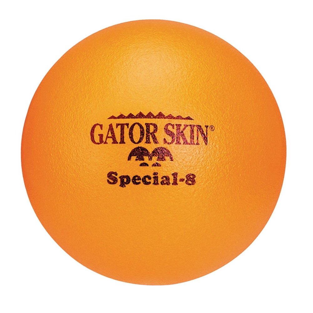 Gator Skin S&S Worldwide Special-8 Foam Ball. Orange PU Coated Ball with Medium Density Foam Core. Soft No-Sting Ball is Great for GaGa Pits, Dodgeball, Kickball, Volleyball, PE Games and More.