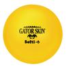 Gator Skin S&S Worldwide Softi-5 Ball. 6" Yellow, PU Coated Balls with Soft Foam Core, Kid Safe, No-Sting Balls for PE Games, After School Programs, Dodgeball, and Birthdays. view 1