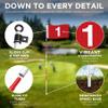 KINGTOP 6ft Golf Flagstick Basic, Portable Five-Section Design for Backyard Practice Putting Green, Driving Range Golf Pin Flag Hole Cup Set, Gift Idea, 1-Pack view 3