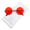ShadyVEU Retro Round Style 70s Sunglasses Colorful Tint Groovy Hippie Mens Womens Shades view 2