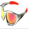 X Loop Orange High Profile Runners Cycling Sunglasses view 1