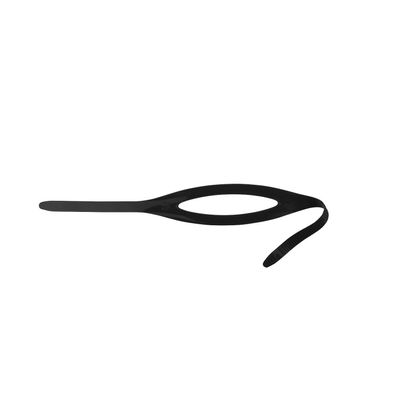IST MS25 Silicone Micro-Adjustment Replacement Strap for Dive Masks (Black Silicone)
