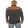 Scully Men's Floral Embroidered Western Shirt Black X-Large view 2