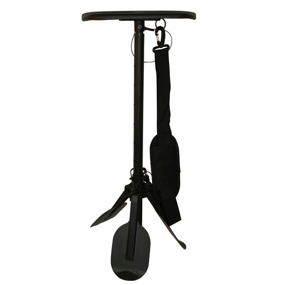 Mojo Decoys Mud Seat with Padded Camo Seat, Comfortable Hunting Folding Chair, Hunting Accessories, Outdoor and Camping Gear, Great for Duck Hunting,One Size,HW2203