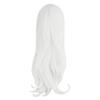 MapofBeauty 28" 70cm Long Curly Hair Ends Costume Cosplay Wig (White) view 2
