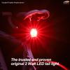 Cygolite Hotshot High Power 2 Watt Bike Taillight 6 Night & Daytime Modes User Tuneable Flash Speed Compact Design IP64 Water Resistant Secured Hard Mount USB Rechargeable Great for Busy Roads view 2