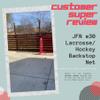 JFN Nylon Lacrosse Practice/Barrier Net, 10' x 10', Black view 3