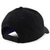 Captain Anchor Embroidered Deluxe 100% Cotton Cap - Black view 3