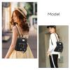 I IHAYNER Girls Bowknot Cute Leather Backpack Mini Backpack Purse for Women view 3