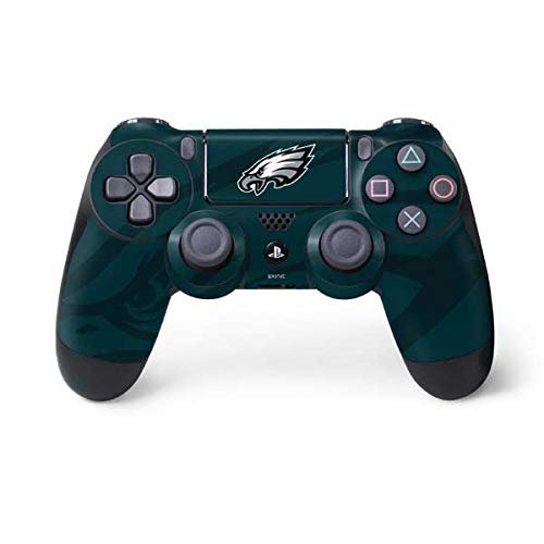 Skinit Decal Gaming Skin Compatible with PS4 Controller - Officially Licensed NFL Philadelphia Eagles Double Vision Design