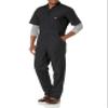 Dickies Men's Short Sleeve Coverall, Black, Medium Regular view 1