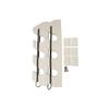Taco Metals Taco Marine P03-133W 3-Rod Bungee Rod Holder - Pair, White view 1