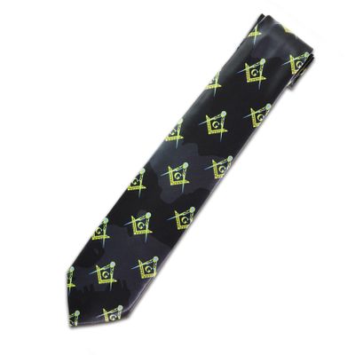 Masonic Square & Compass Tie Necktie D0026