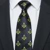 Masonic Square & Compass Tie Necktie D0026 view 3