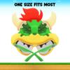 Sun-Staches Bowser Sunglasses | Officially Licensed Nintendo Costume Accessory for Super Mario Fans | UV 400 | One Size Fits Most Adults view 3