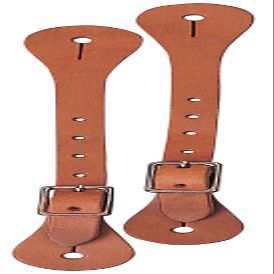 Weaver Leather Single-Ply Spur Straps , Russet