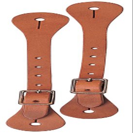 Weaver Leather Single-Ply Spur Straps , Russet