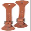 Weaver Leather Single-Ply Spur Straps , Russet view 1