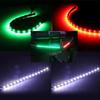 Boat LED Navigation Lights Kit STERN & BOW Red & Green & White Waterproof LED Strips for Bass, Pontoon, Kayaks, Sun Tracker, Ranger, Triton, boats view 1