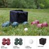 Trademark Games Bocce Ball Set Regulation Size - Lawn Game for Backyard or Beach - Includes Red and Green Bocce Balls, Pallino, and Carrying Case view 3