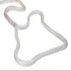 Seachoice Double-Braid Nylon Dock Line w/Eye Splice, Pre-Shrunk, Heat Stabilized, 3/4 in. X 25 Ft., White view 3