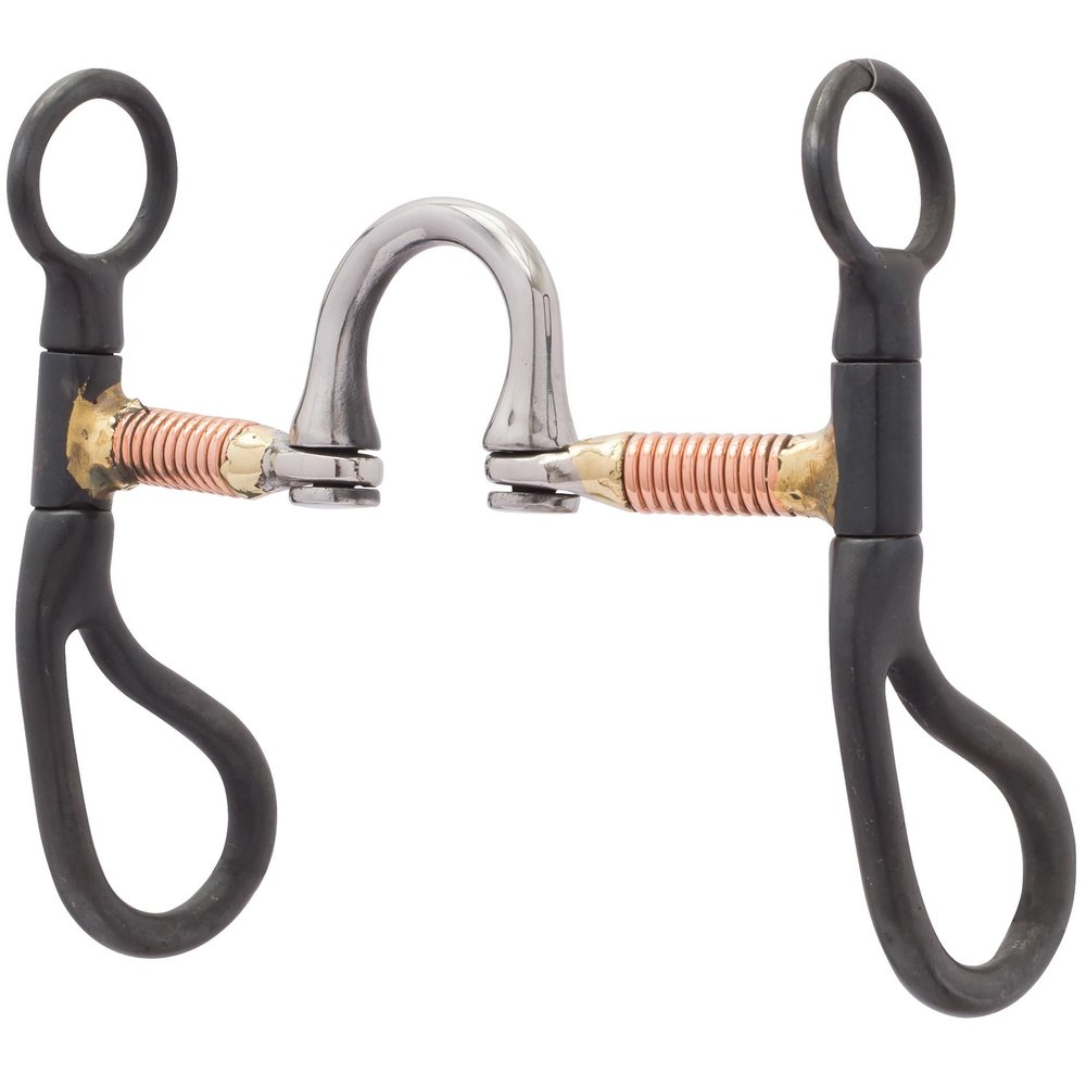 Weaver Equine All Purpose Bit, 5" Copper Wire Wrapped Correction Mouth