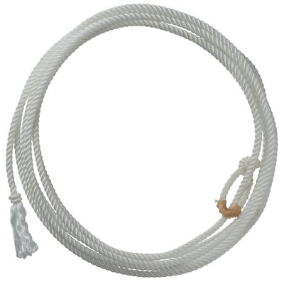 Weaver Equine Waxed Nylon Kids Lasso Rope, Lightweight Cowboy Rope Lasso for Practice, Colorful Loop Roping Ropes for Kids 5/16" x 20'