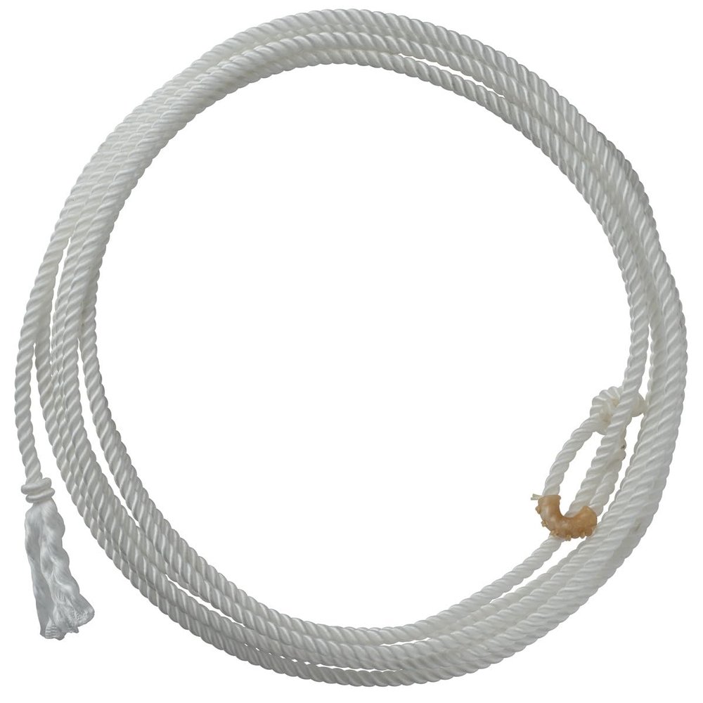 Weaver Equine Waxed Nylon Kids Lasso Rope, Lightweight Cowboy Rope Lasso for Practice, Colorful Loop Roping Ropes for Kids 5/16" x 20'