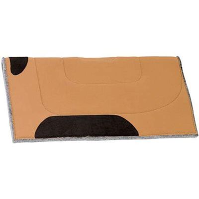 Weaver Leather Canvas Top Saddle Pad, Brown