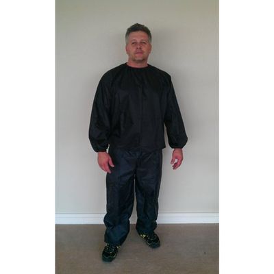 Nylon Black Sauna Suit - 2XL