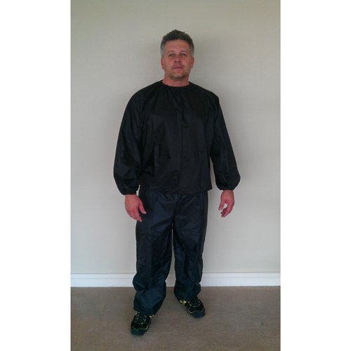 Nylon Black Sauna Suit - 2XL