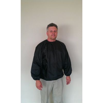 Nylon Black Sauna Suit Jacket - 5XL