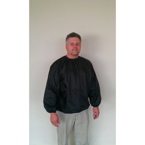 Nylon Black Sauna Suit Jacket - 5XL