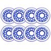 BLUE 76mm 78A Inline Skate Wheels indoor Hockey 8-Pack view 1