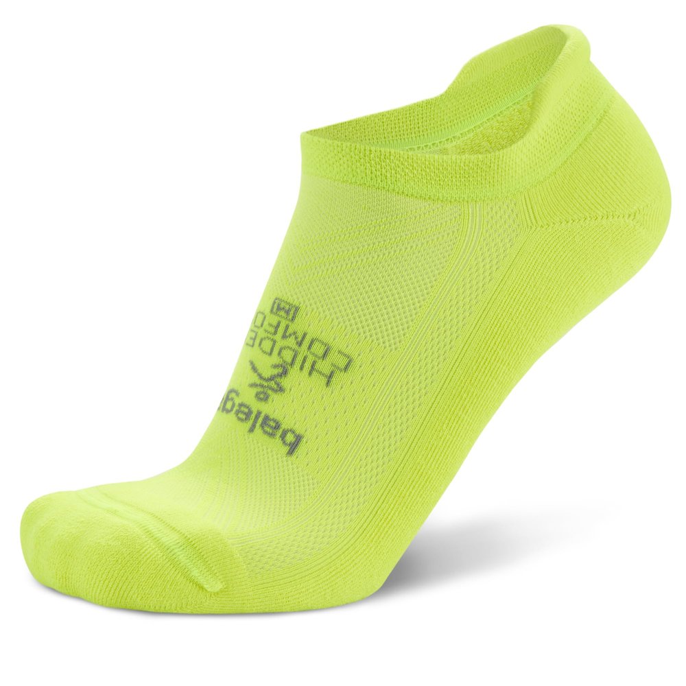 Balega Hidden Comfort Performance No Show Athletic Running Socks for Men and Women (1 Pair), Zest Lemon, Medium