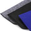 CHUANGLI Eyeglasses Bag Original Design Portable Soft Felt Slip In Pouch Case for Sunglasses Black view 3