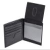 Guess Men's Leather Passcase Wallet, Black, One Size view 2