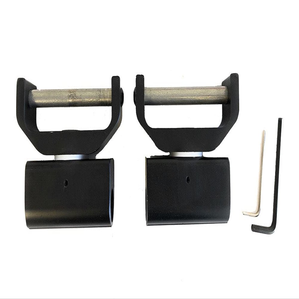 AJ Tack Swivel and Lock Stirrup Turner Black / 2.5"